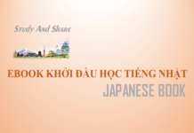 Ebook khởi đầu học tiếng Nhật cho sinh viên