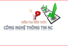 Trắc nghiệm Chứng chỉ tin học NC P1