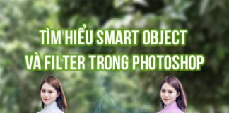 Làm việc với Smart Object và Filter trong photoshop
