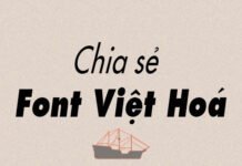 Chia sẻ font chữ dành cho thiết kế