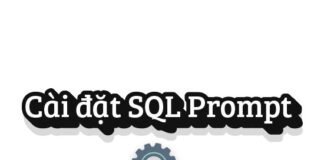Viết mã CSDL với SQL Prompt